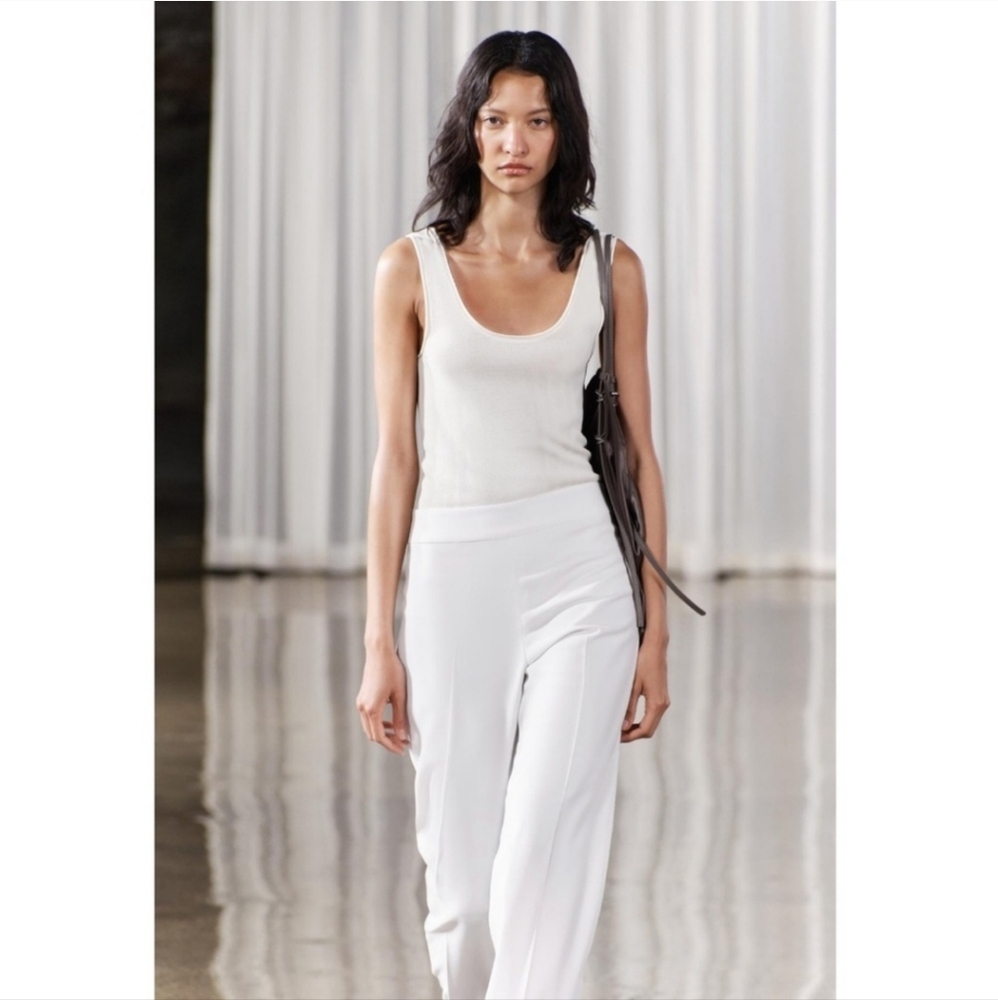 ZW COLLECTION SIDE ZIP FLOWY PANTS SIZE M - Picture 6 of 10